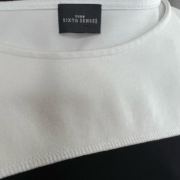 NWOT Heavy Knit Colorblock Top - Picture 4 of 5